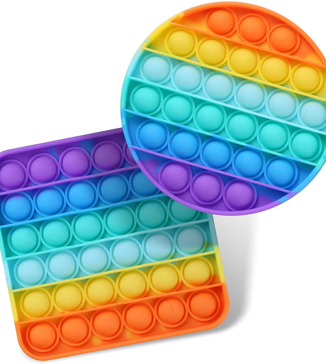 🌈 Rainbow Pop It Fidget Toy – Stress Relief & Fun for All Ages!